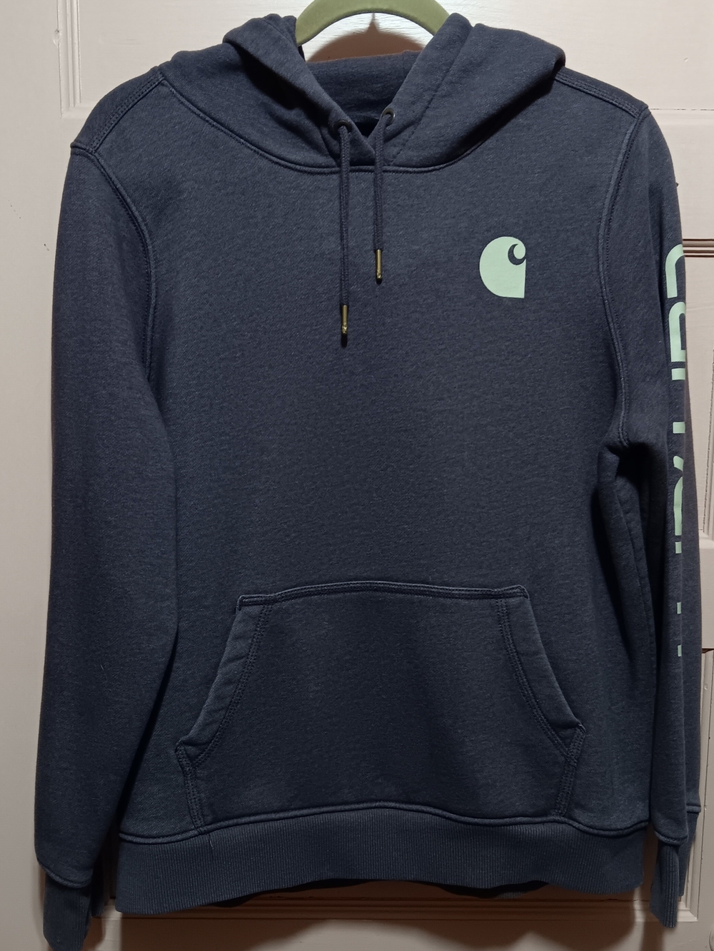 Carhartt Relaxed Fit Gray Womens Hooded Sweatshirt